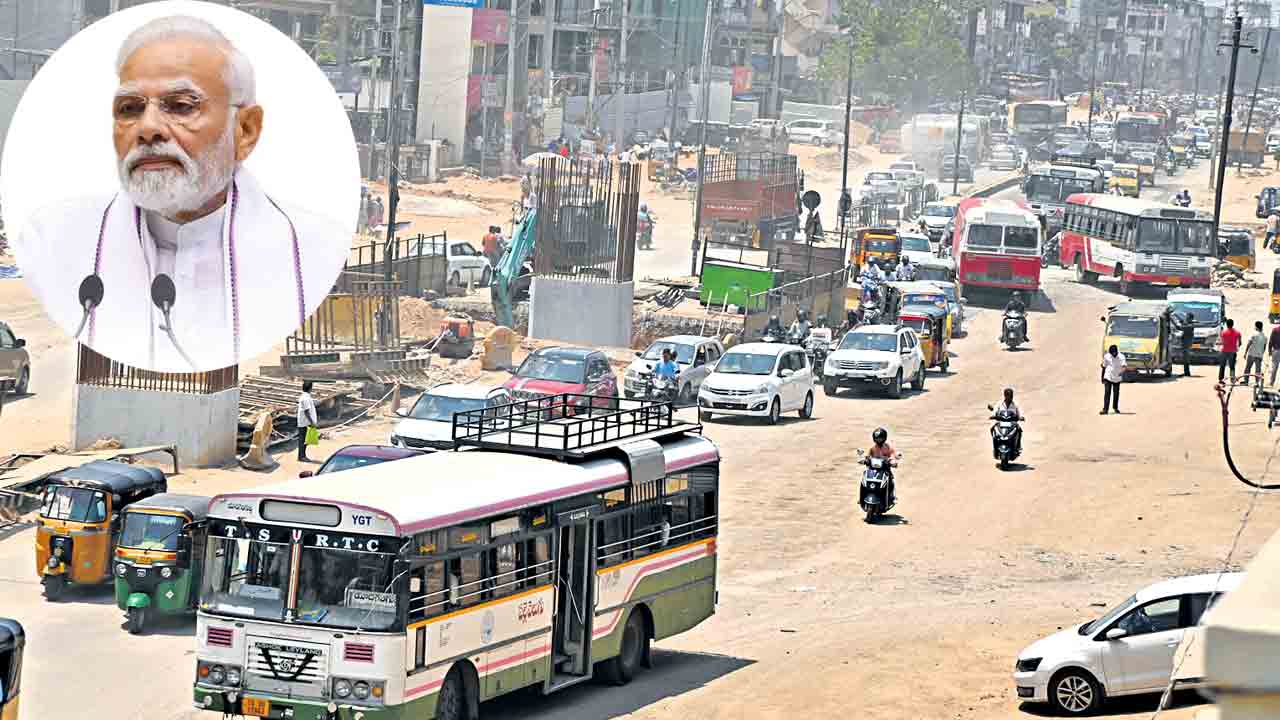 PM Modi | మోదీజీ ఈ వ్యథ తీరేదెప్పుడు.. ఉప్పల్‌ ఫ్లైఓవర్‌ పూర్తయ్యేదెప్పుడు?