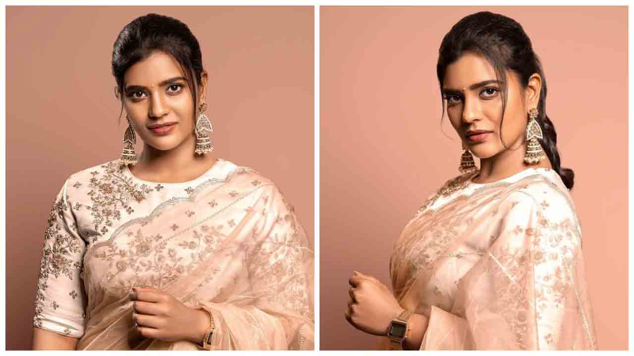 Aishwarya Rajesh | చీరకట్టులో ఐశ్వర్య అల్ట్రా స్టైలిష్ లుక్..