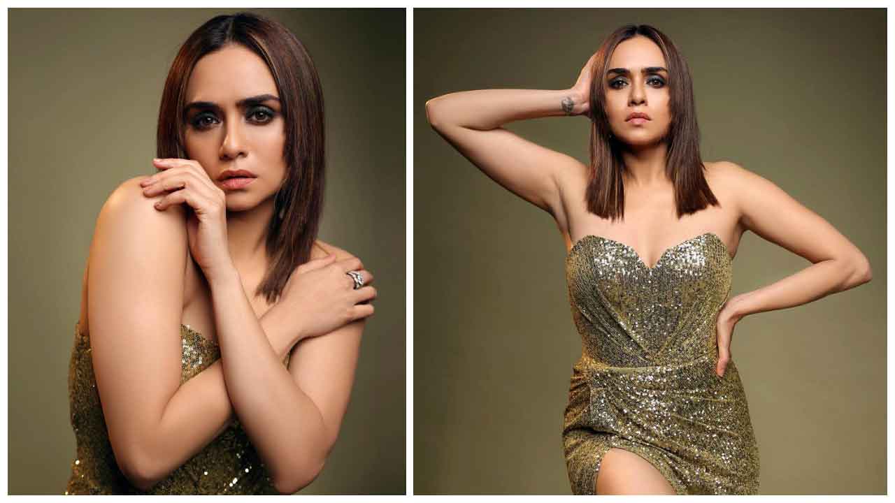 Amruta Khanvilkar | స్లీవ్ లెస్ డ్రెస్‌లో అమృతా ఖాన్విల్కర్ స‌రికొత్త పోజులు..