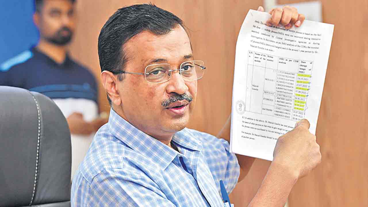 Arvind Kejriwal |  మద్యం పాలసీలో స్కామే లేదు.. మోదీ తల నుంచి పాదాల వరకు అవినీతే: ఢిల్లీ సీఎం కేజ్రీవాల్‌