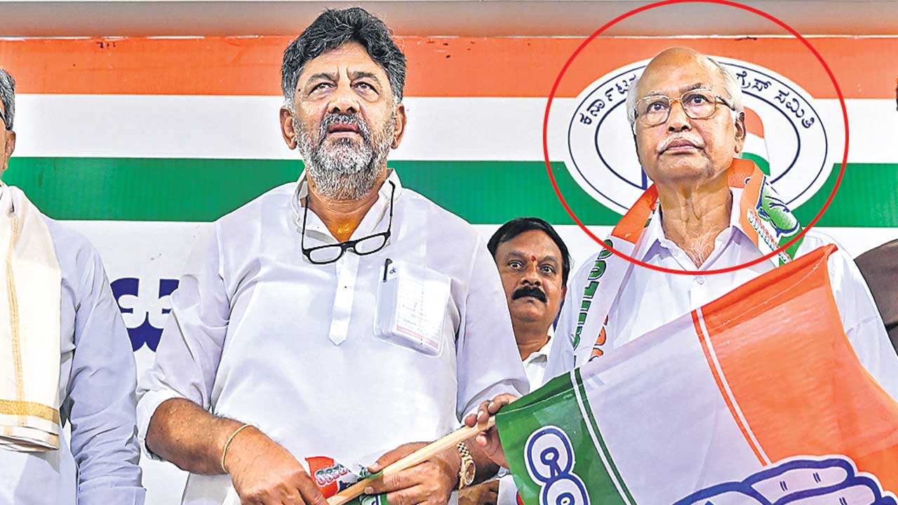 కాంగ్రెస్‌లోకి కర్ణాటక బీజేపీ ఎమ్మెల్యే