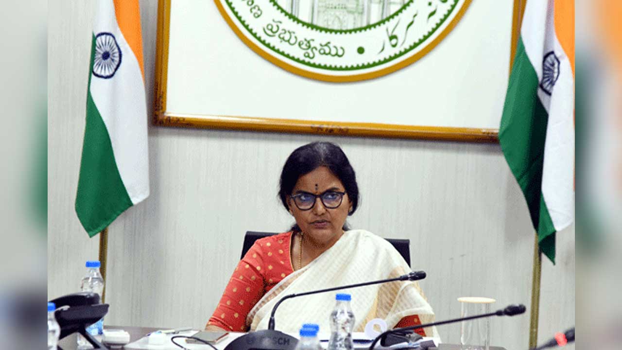 CS Shanti Kumar | అభయహస్తం దరఖాస్తుల డేటా ఎంట్రీ 17లోగా పూర్తి చేయాలి : సీఎస్‌