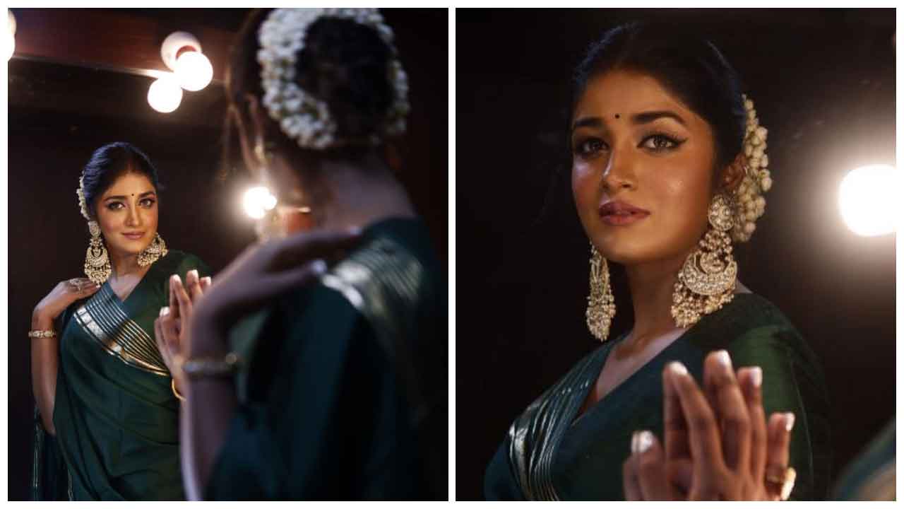 Dimple Hayathi | కొప్పున పూలెట్టుకొని కవ్విస్తున్న డింపుల్ హయతి..