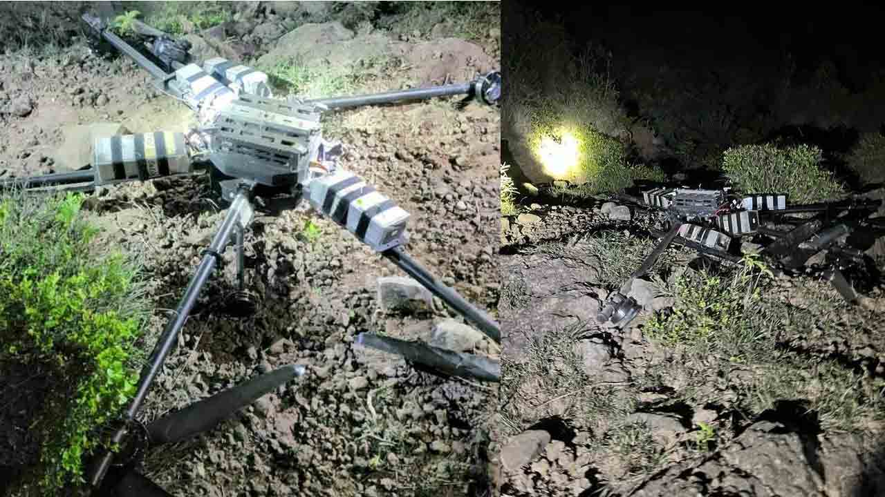 Drone | కశ్మీర్‌లో వాస్తవాధీన రేఖ వద్ద డ్రోన్‌ కూల్చివేత.. ఆయుధాలు, నగదు స్వాధీనం