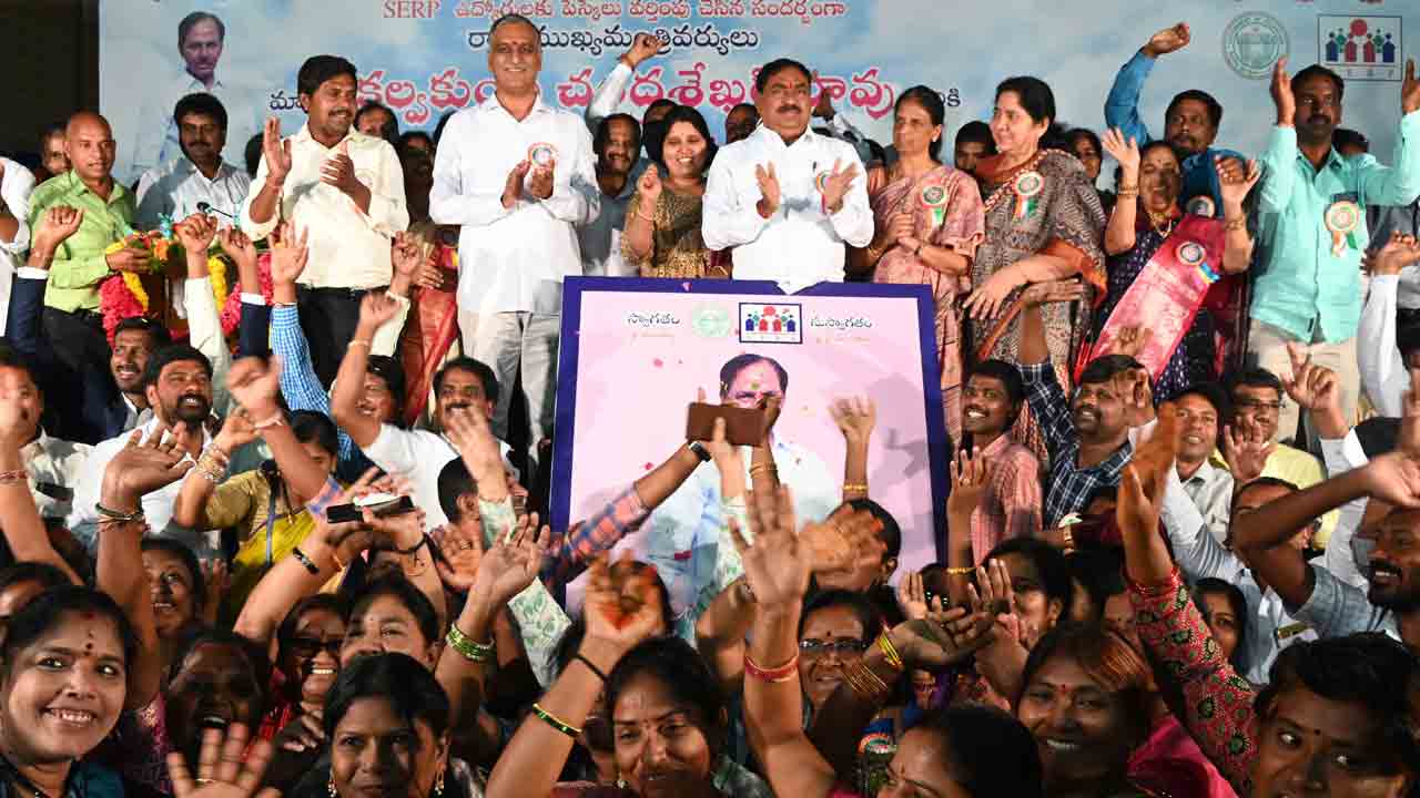 Harish rao |  మానవతామూర్తి, ఉద్యోగుల పక్షపాతి కేసీఆర్‌.. మూడోసారి ముఖ్యమంత్రిని చేయడమే నిజమైన కృతజ్ఞత: హరీశ్‌రావు