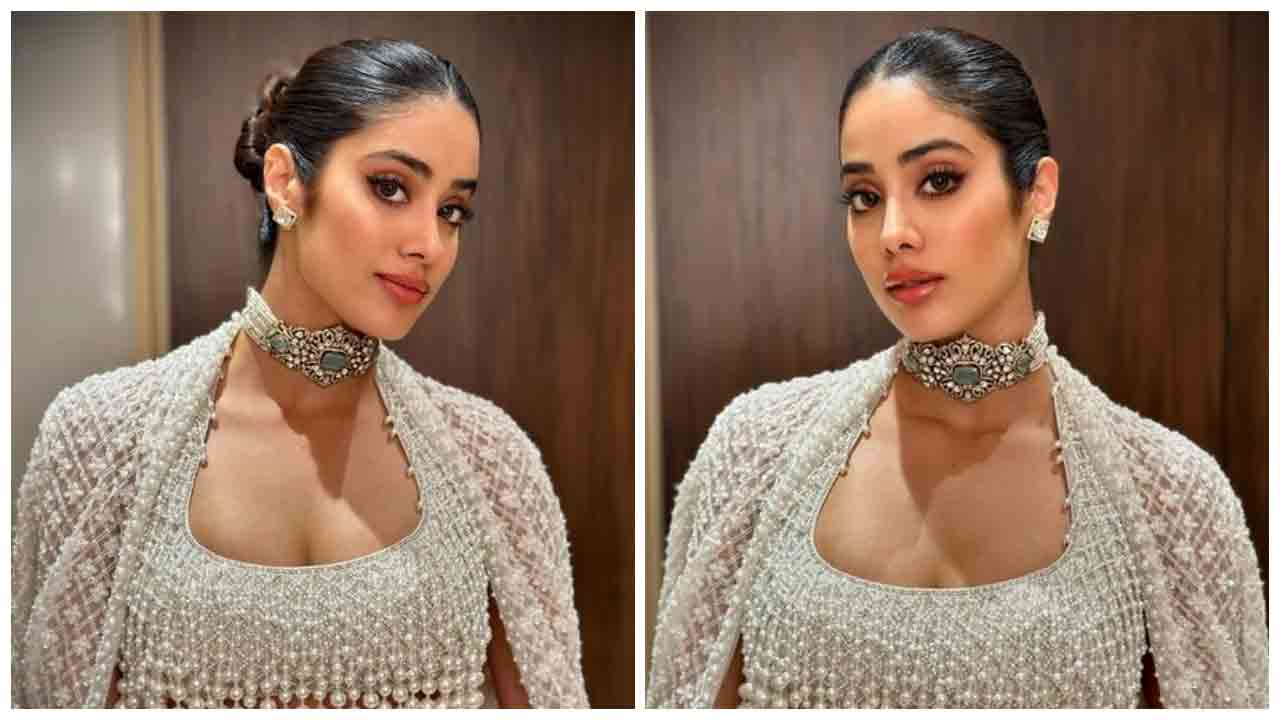 Janhvi Kapoor | ముత్యాల డ్రెస్‌లో అలరిస్తున్న జాన్వీకపూర్‌..