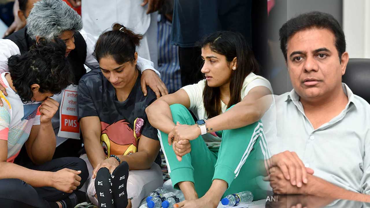 Wrestlers Protest | రెజ్లర్లకు మద్దతు ప్రకటించిన మంత్రి కేటీఆర్‌