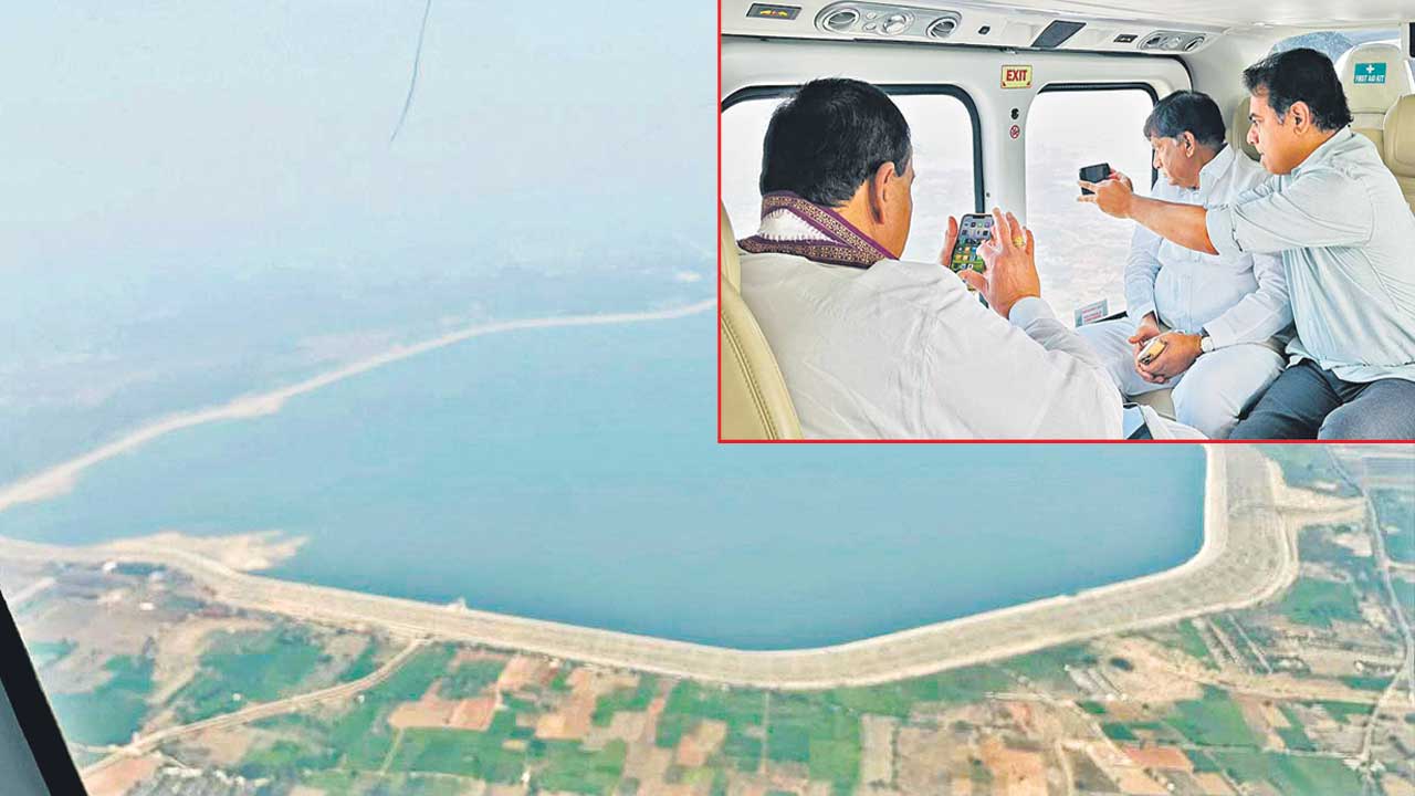 కాళేశ్వర జలాలను చూసి మంత్రముగ్ధులై