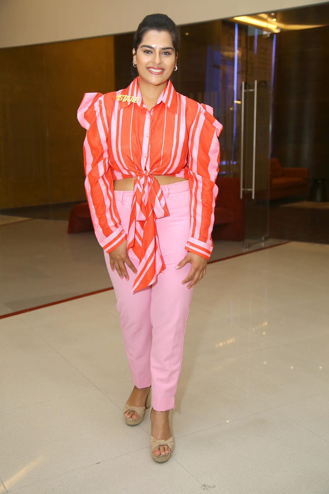 Kavya Kalyan Ram At Ustaad Movie Trailer Launch