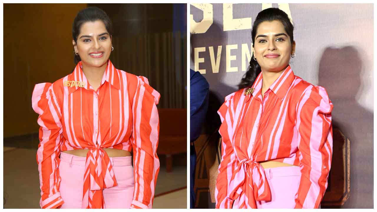 Kavya Kalyan Ram | ఉస్తాద్ మూవీ ట్రైలర్ లాంచ్‌లో కావ్య కళ్యాణ్ రామ్..