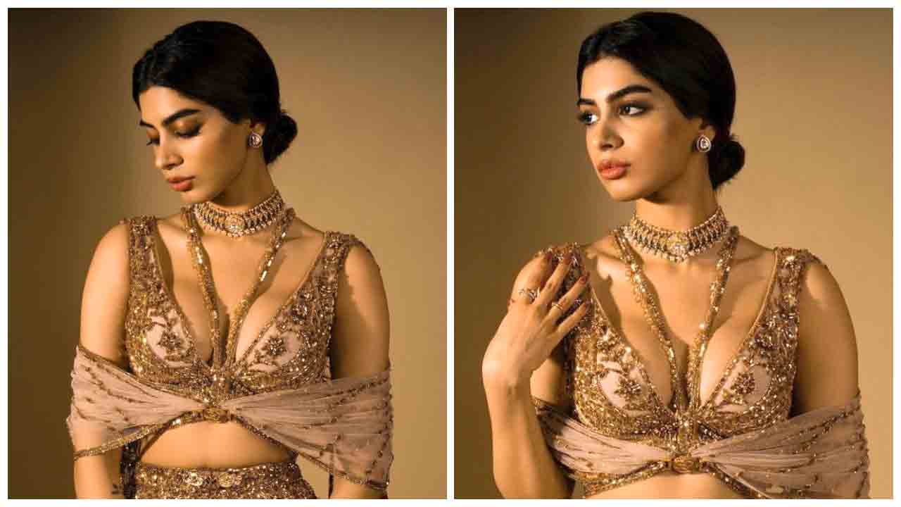 Khushi Kapoor | ట్రెడిష‌న‌ల్ డ్రెస్‌లో పరువాలు ఒలకబోస్తున్న ఖుషి కపూర్..