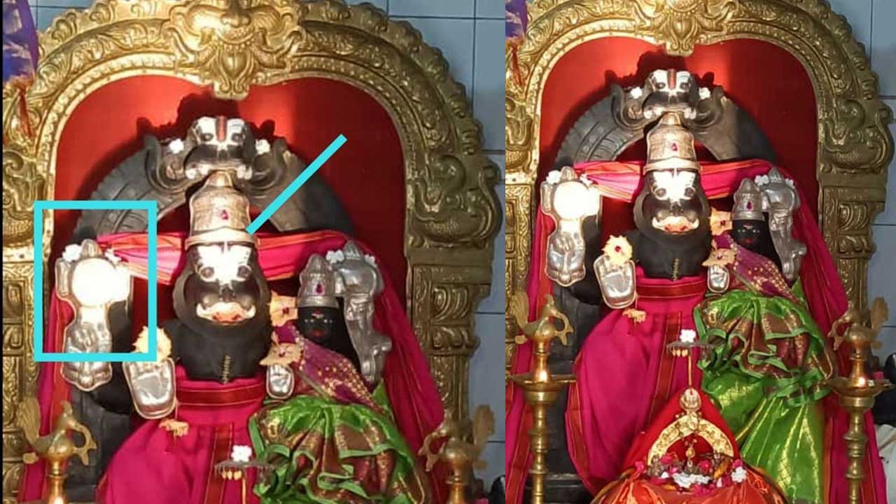 Laxminarasimha Swamy Temple | దస్తూరాబాద్‌ లక్ష్మీనరసింహస్వామిని తాకిన సూర్య కిరణాలు