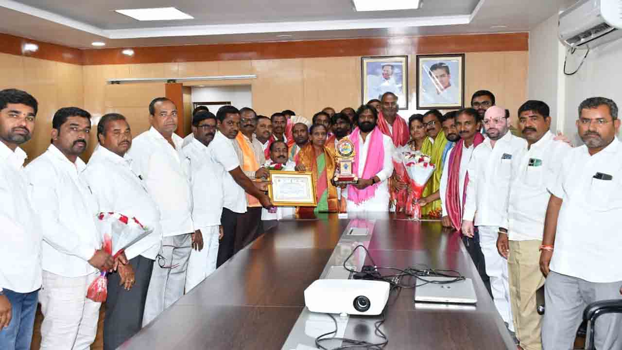 Minister Srinivas Goud | రాష్ట్ర స్థాయి ఉత్తమ పంచాయతీ సభ్యులకు మంత్రి శ్రీనివాస్‌ గౌడ్‌  అభినందన