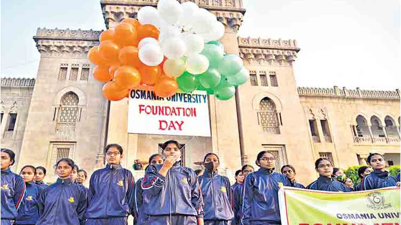 OU Foundation day | ఓయూలో ఆవిర్భావ వేడుకలు.. ఆర్ట్స్‌ కాలేజీ నుంచి ఎన్‌సీసీ గేటు వరకు 2కే రన్‌