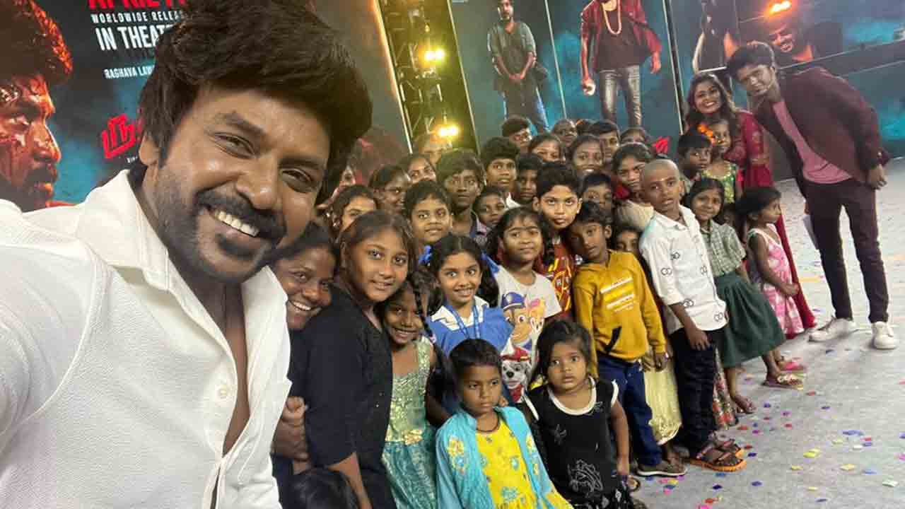 Raghava Lawrence | మీ ఆశీస్సులు కావాలి.. చిన్నారులతో రాఘ‌వా లారెన్స్‌ సెల్ఫీ వైరల్