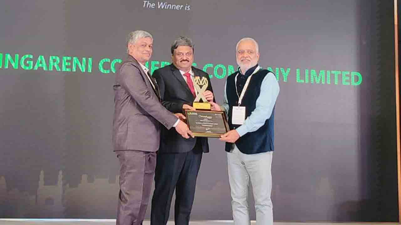 సింగరేణి సోలార్కు మరో జాతీయ పురస్కారం