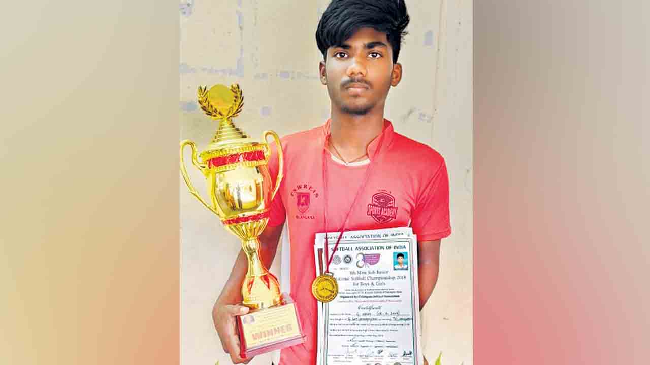 భారత సాఫ్ట్బాల్ శిబిరానికి వినయ్