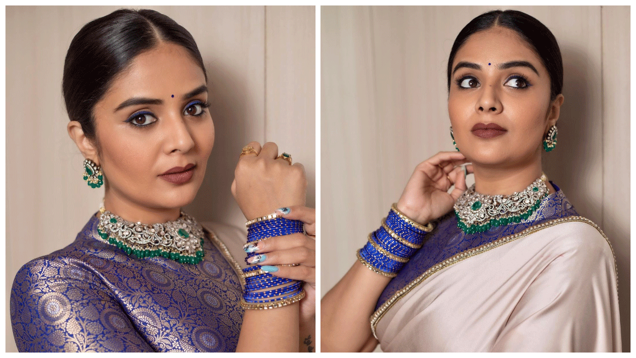 Sreemukhi | చీర‌కట్టులో మురిపిస్తున్న‌ శ్రీ‌ముఖి..