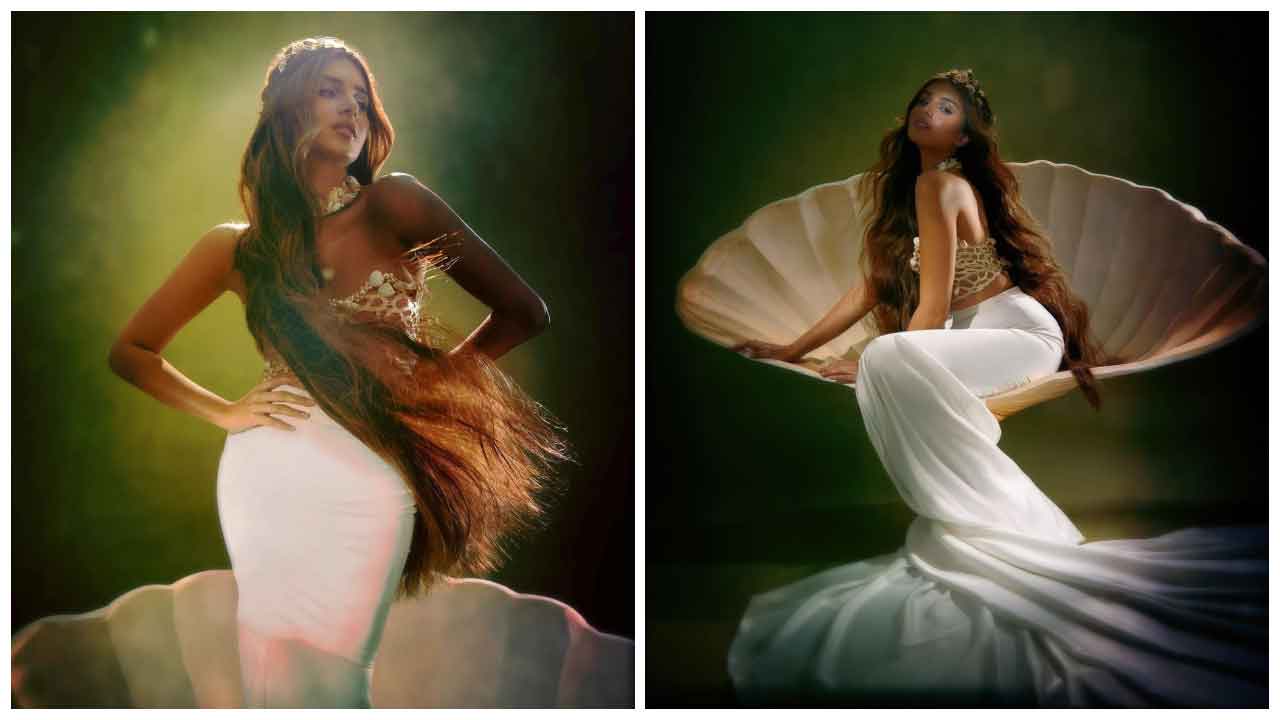 Tara Sutaria | ముత్యపు చిప్పలో మత్స్య కన్యలా తారా సుతారియా ధగధగలు..