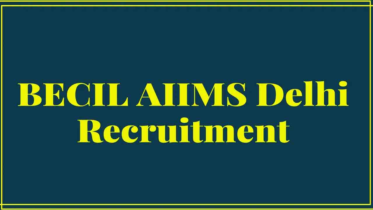 BECIL AIIMS Delhi Recruitment | ఎయిమ్స్‌లో 155 పోస్టులు