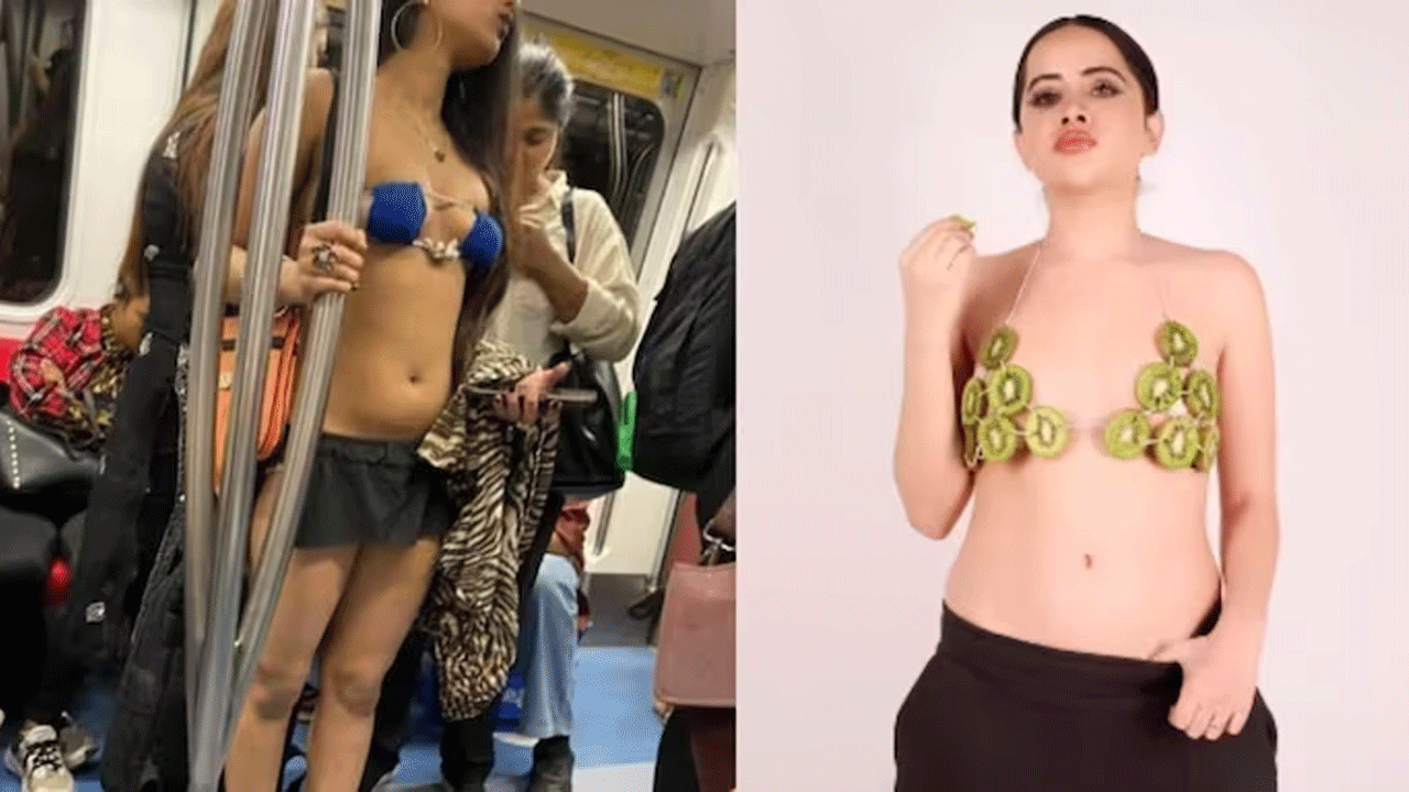 Viral Video | మినీ స్క‌ర్ట్‌తో మెట్రో రైల్‌లో యువ‌తి ప్ర‌త్య‌క్షం