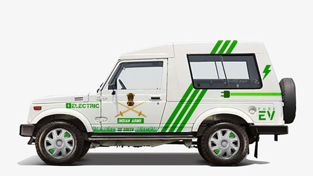 Electric Gypsy: ఎల‌క్ట్రిక్ జిప్సీల‌ను ప్ర‌వేశ‌పెట్టిన ఇండియ‌న్ ఆర్మీ