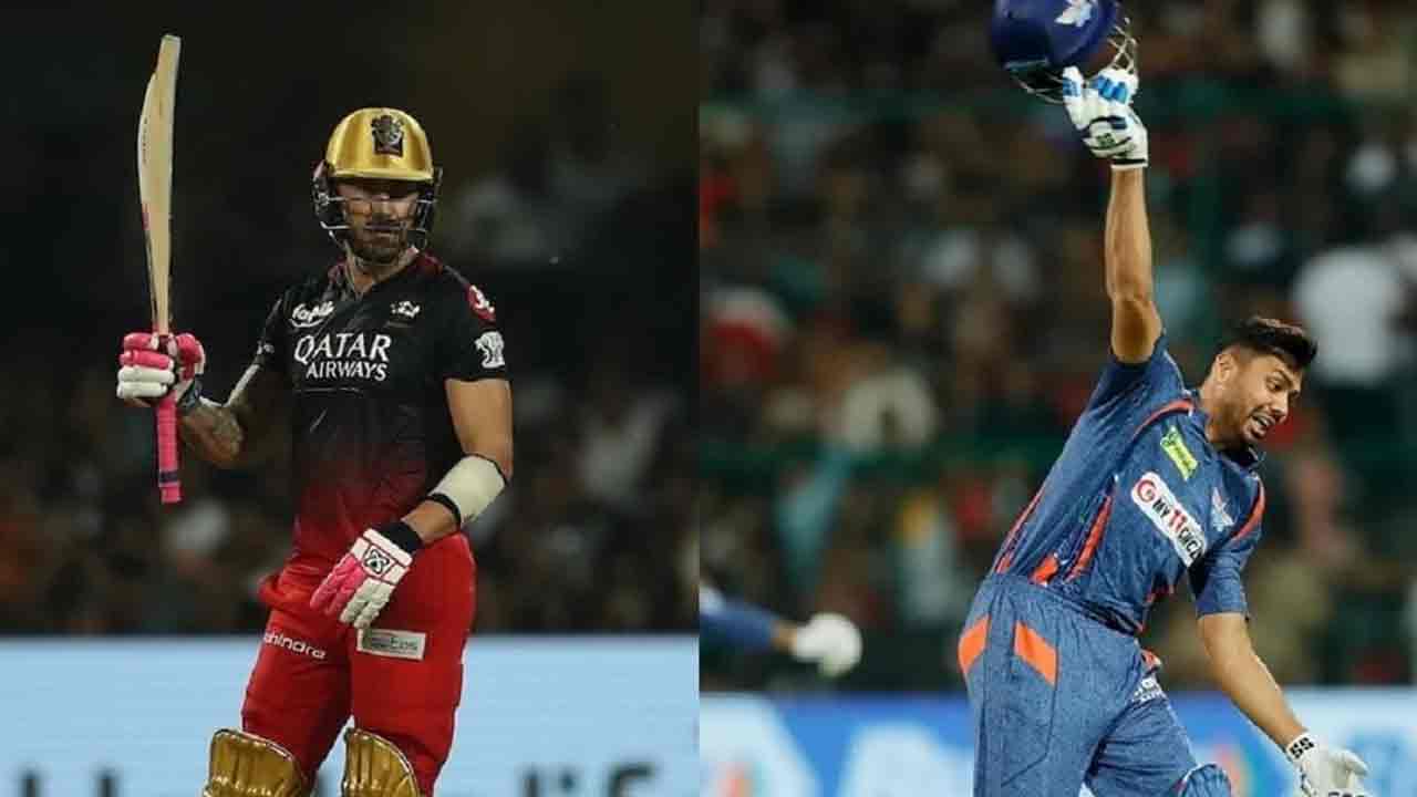 డుప్లెసిస్‌కు జరిమానా.. అవేశ్‌కు మందలింపు