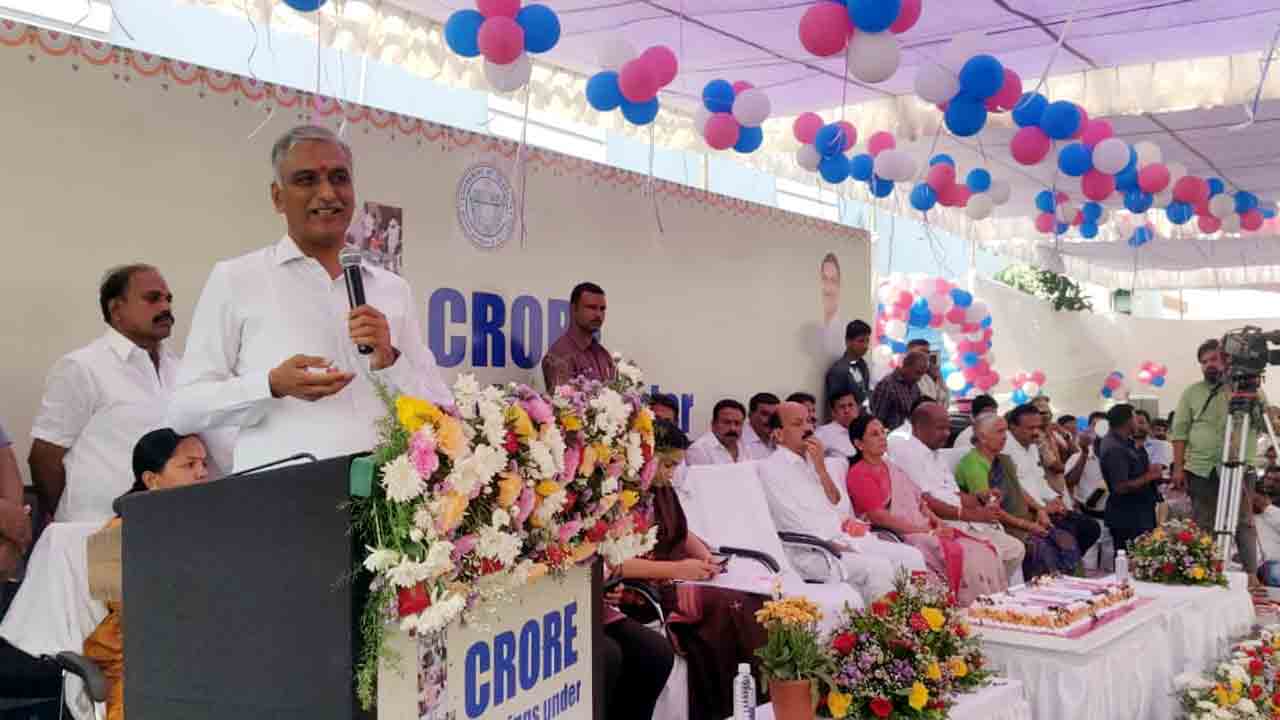 Minister Harish Rao | బీజేపీది పనితక్కువ.. ప్రచారం ఎక్కువ.. మంత్రి హరీశ్ రావు ఫైర్‌