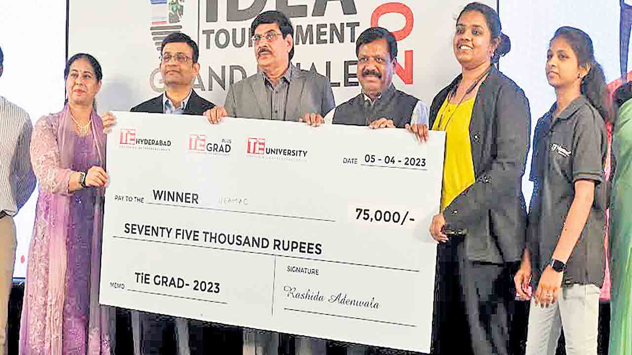 టై బిజినెస్‌ ఐడియా విజేతగా హేమాక్‌ హెల్త్‌కేర్‌