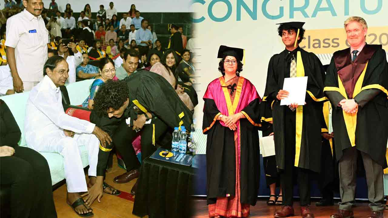 Himanshu Rao | 12వ త‌ర‌గ‌తి గ్రాడ్యుయేష‌న్ ప‌ట్టా అందుకున్న హిమాన్షు.. అభినందించిన సీఎం కేసీఆర్ దంప‌తులు