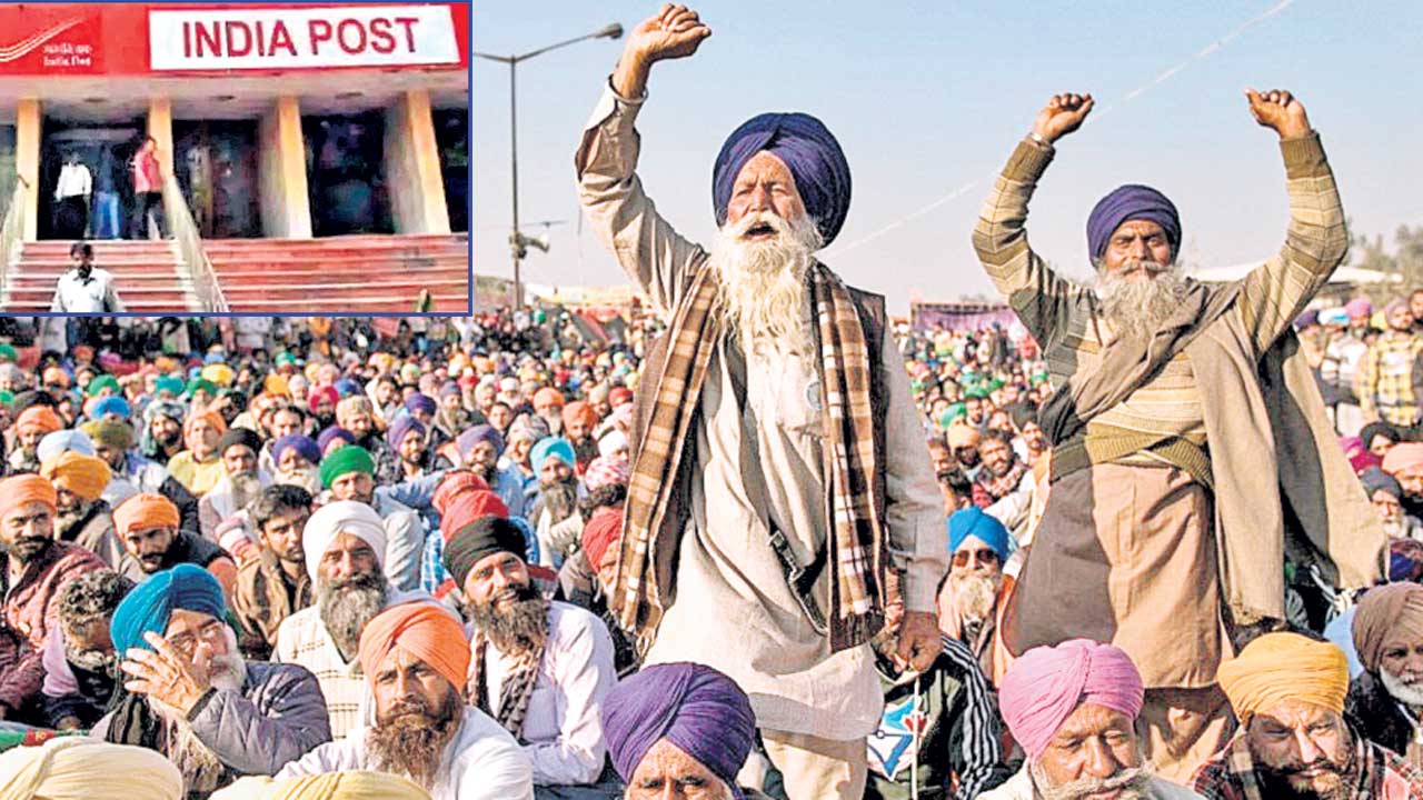 AIPEU |  రైతాంగ ఉద్యమానికి ఫండింగ్‌ చేశాయని రెండు పోస్టల్‌ ఉద్యోగ యూనియన్ల గుర్తింపు రద్దుచేసిన కేంద్రం