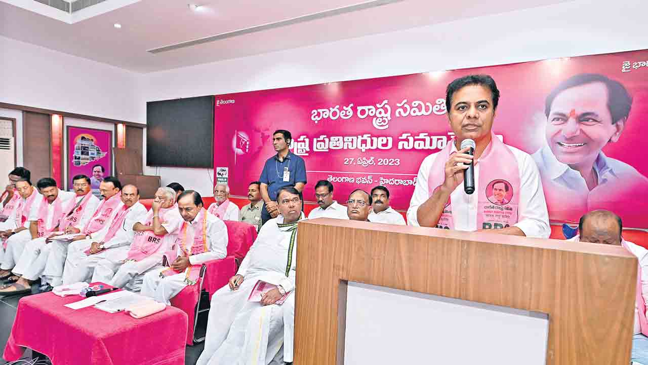 Minister KTR |  దేశమంతా రైతు రాజ్యం.. భారీ రిజర్వాయర్ల నిర్మాణంతో నీటి సద్వినియోగం: కేటీఆర్‌