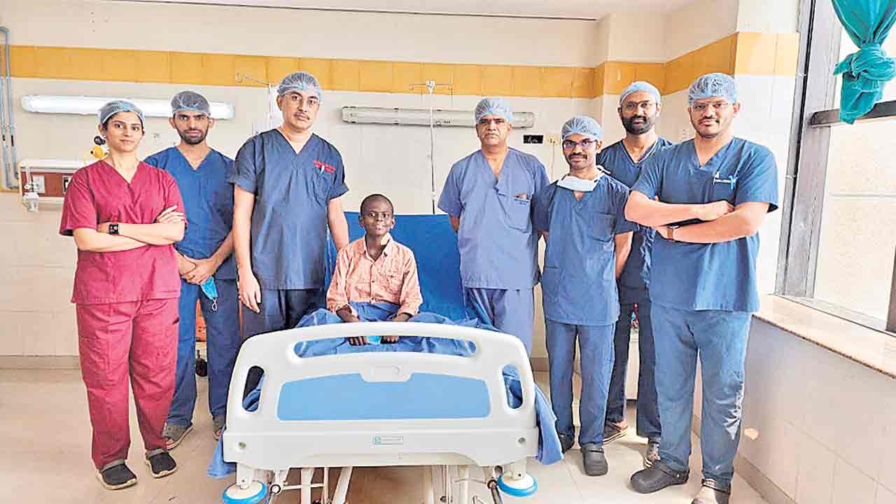 నిమ్స్‌లో మరో అరుదైన శస్త్రచికిత్స