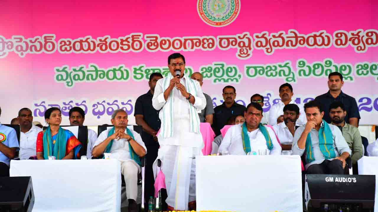Niranjan Reddy | సాగునీటి ప్రాజెక్టుల‌తో తెలంగాణ స‌స్య‌శ్యామ‌లం : మంత్రి నిరంజ‌న్ రెడ్డి