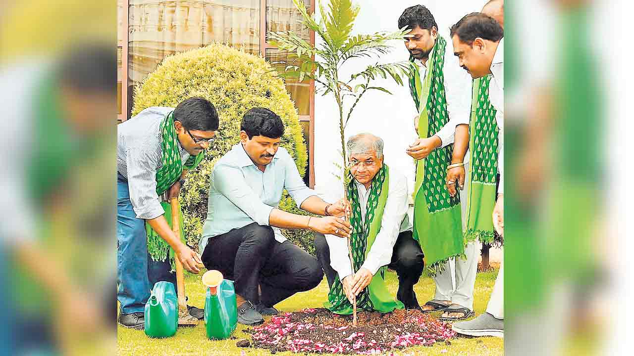 గ్రీన్‌ ఇండియా చాలెంజ్‌లో అంబేద్కర్‌ స్ఫూర్తి