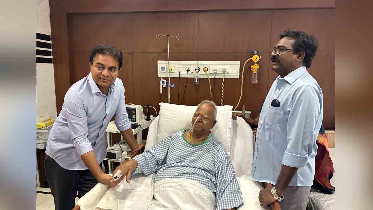 Puvvada Nageshwar Rao | పువ్వాడ నాగేశ్వరరావును పరామర్శించిన మంత్రి కేటీఆర్