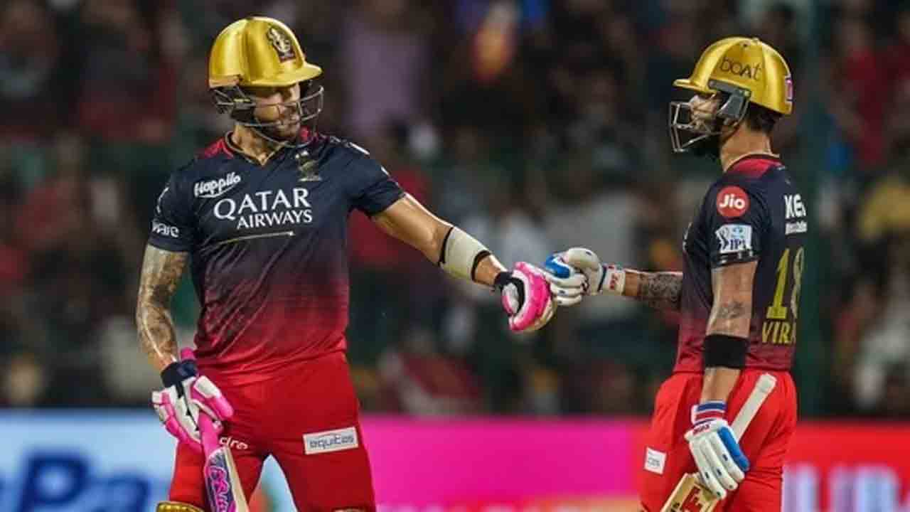 IPL 2023 | కోహ్లీ, డూప్లెసిస్, మ్యాక్స్‌వెల్ వీర‌బాదుడు.. ల‌క్నో టార్గెట్ 213