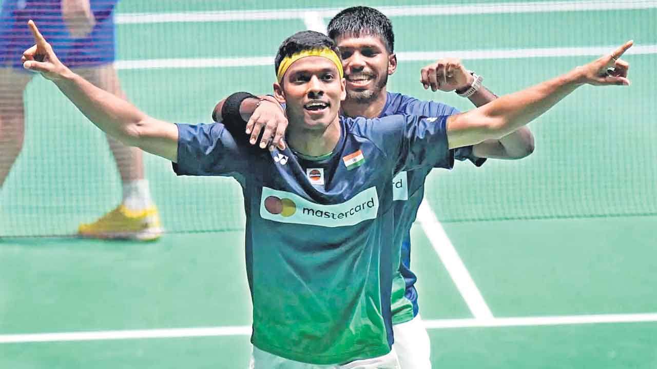 satwik sairaj | సాత్విక్‌ జోడీ నయా చరిత్ర.. ఆసియా బ్యాడ్మింటన్‌ చాంపియన్‌షిప్‌లో భారత్‌కు తొలి పతకం