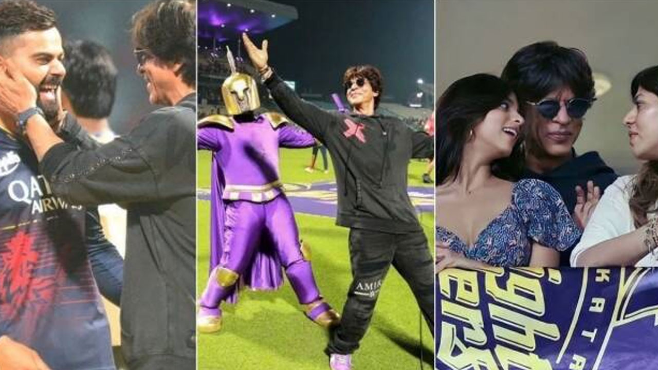 Sharukh-Kohli :జూమే జో ప‌ఠాన్‌.. కోహ్లీకి స్టెప్పులు నేర్పిన షారూక్ ఖాన్‌