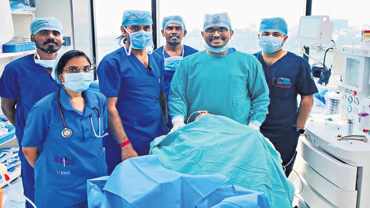 శ్వాసనాళంలో భారీ కణితి తొలగింపు