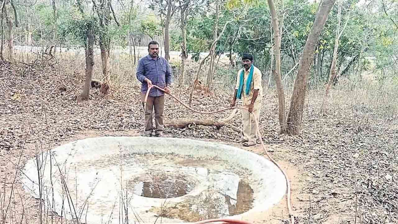 వన్యప్రాణుల సంరక్షణకు సాసర్ పిట్స్.. ఫైర్ లైన్స్