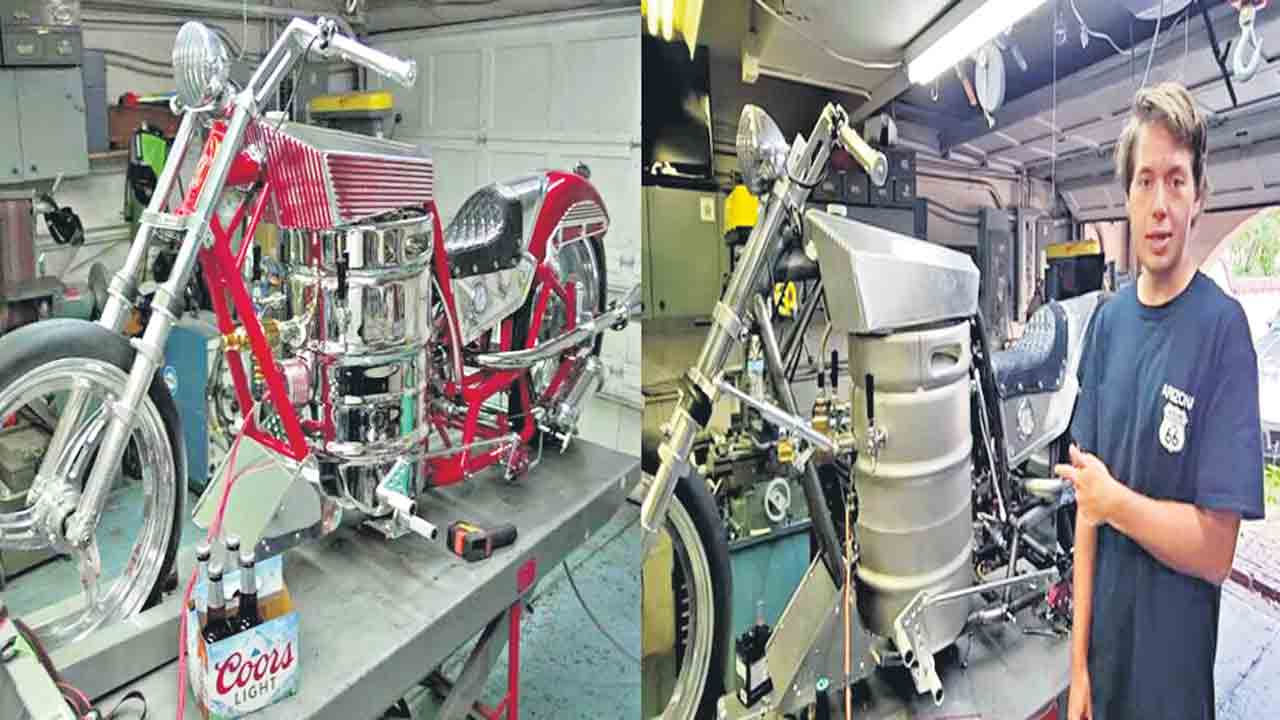 ఈ బైక్‌కు బీరే పెట్రోల్‌