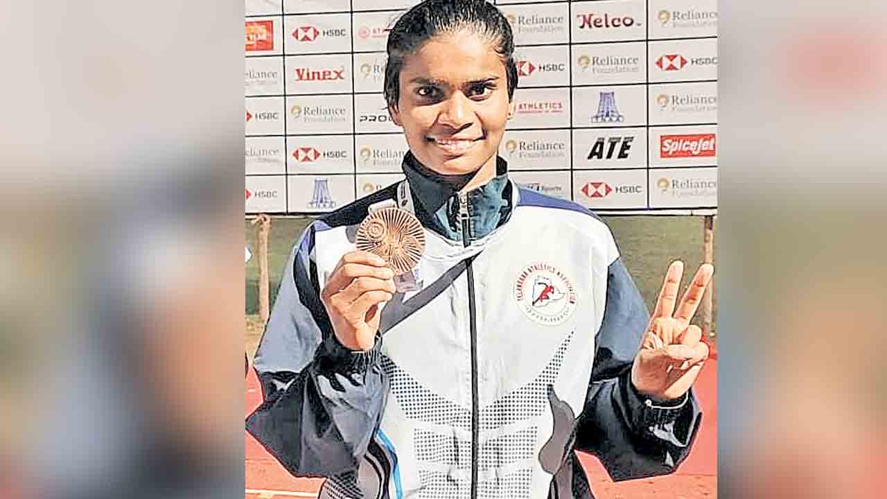 ఖేలోఇండియా అథ్లెట్‌ స్కీమ్‌లో కీర్తన