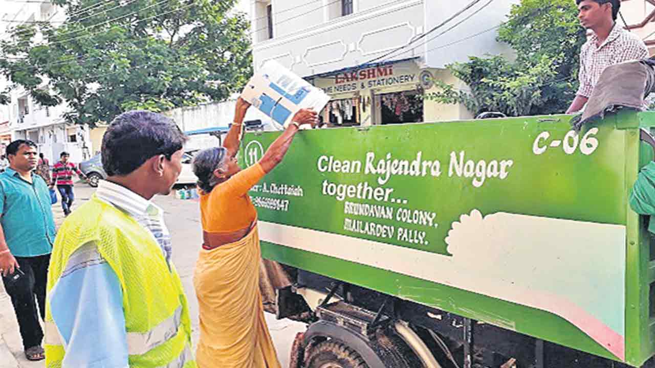 పారిశుద్ధ్యం..పకడ్బందీగా ఉదయం 9గంటల్లోపే చెత్త క్లియర్‌