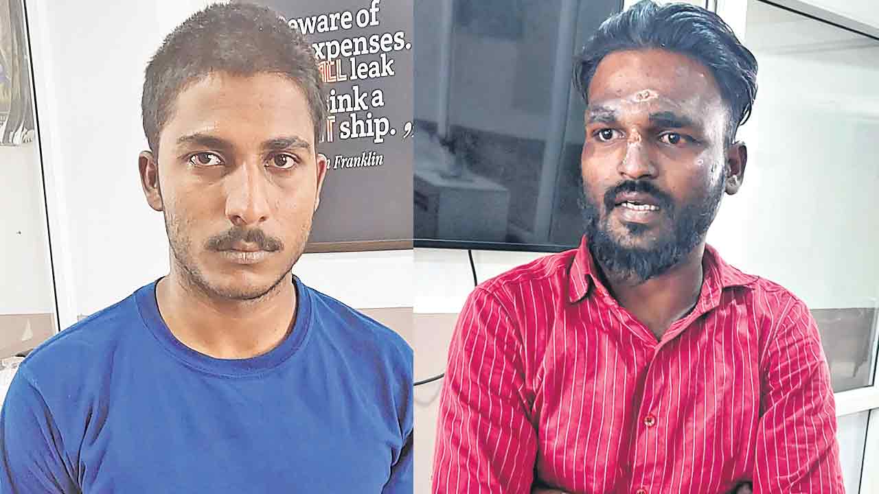 నగలు పాతిపెట్టి..డాలర్లు ఖర్చుపెట్టి..గోల్డ్‌ బిస్కెట్లు అమ్మి ముంబైకి పరారీ