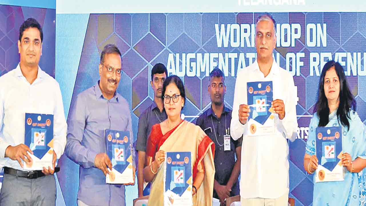 Harish rao |  పన్ను వసూళ్లలో టాప్‌.. కమర్షియల్‌ట్యాక్స్‌ విధానంలో దేశానికే తెలంగాణ ఆదర్శం: మంత్రి హరీశ్‌రావు