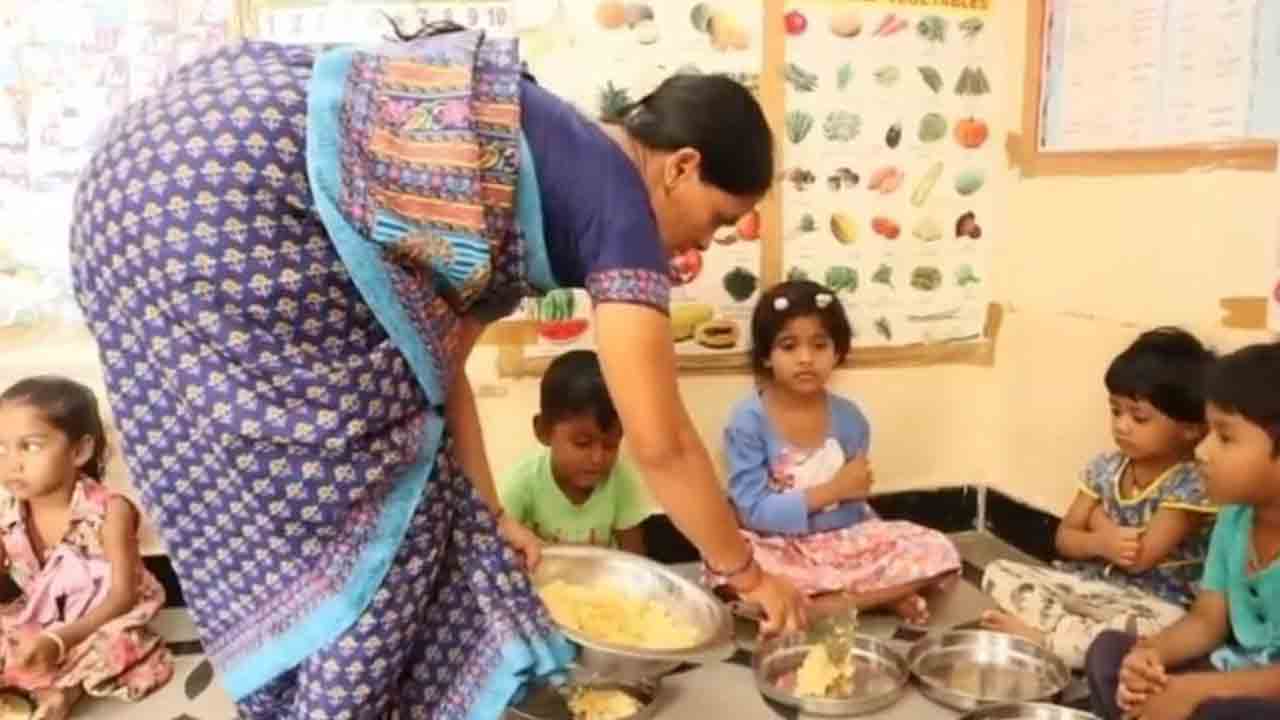 అంగన్‌వాడీల్లో సన్నబియ్యం