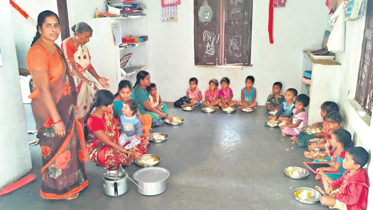 ఇక అంగన్ వాడీల్లోనూ.. సన్న బియ్యం భోజనం