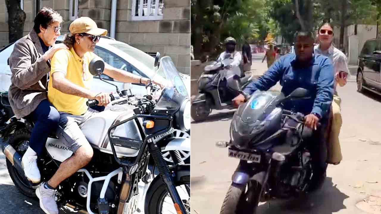 Anushka Sharma | బైక్పై లొకేషన్కు బిగ్బీ, అనుష్కశర్మ.. హెల్మెట్ ఎక్కడ అంటూ నెటిజన్ల ప్రశ్న