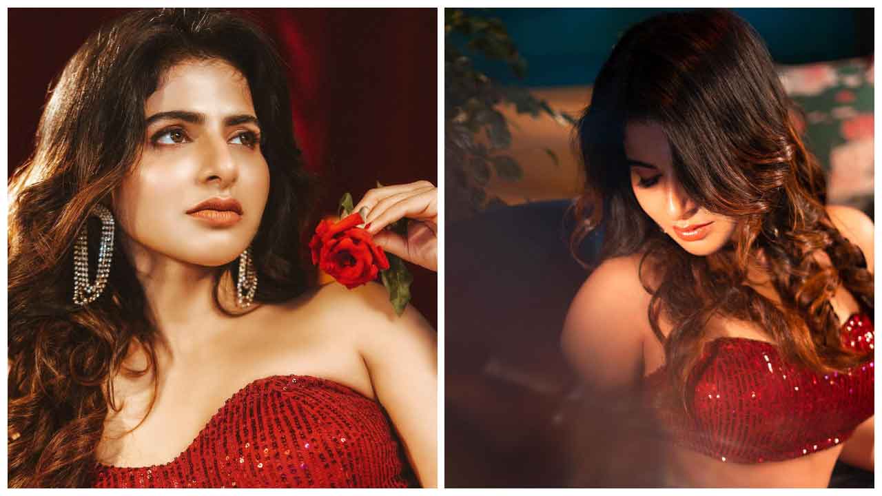 Iswarya Menon | మెరూన్ డ్రెస్‌లో క‌వ్విస్తున్న ఐశ్వర్య మీనన్..